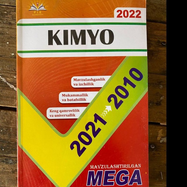 mega kimyo 12 mavzu yechimlari