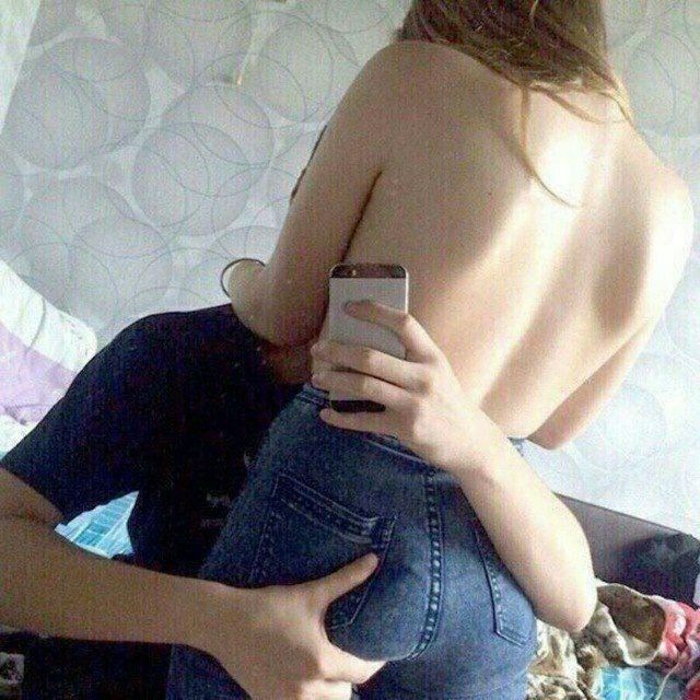 Jinsiy aloqa va qiz dosti / qiz almashinuvi Yalangoch sobiq xotinim